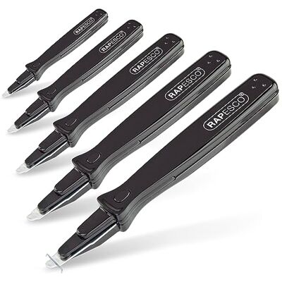 Rapesco 1737 Büro-Heftklammerentferner Modell 101, Schwarz, 5er-Pack Business Pack Rapesco 1737 Büro-Heftklammerentferner Modell 101, Schwarz, 5er-Pack Business Pack