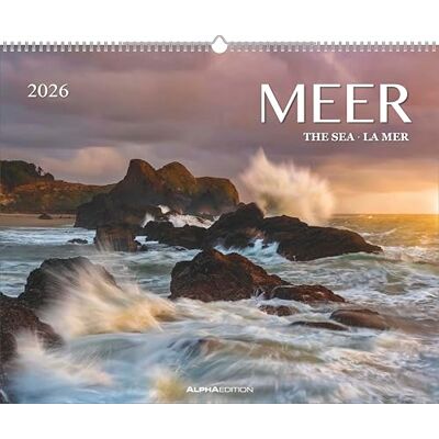 Alpha – Meer 2026 – Wandkalender 52×42,5 cm mit faszinierenden Ozeanmotiven, 12 Monatsbildern, Platz für Notizen, ideal für Meerliebhaber & Naturfreunde, FSC-zertifiziert Alpha – Meer 2026 – Wandkalender 52×42,5 cm mit faszinierenden Ozeanmotiven, 12 Monatsbildern, Platz für Notizen, ideal für Meerliebhaber & Naturfreunde, FSC-zertifiziert