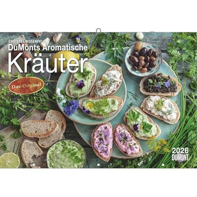 DUMONT S Aromatische Kräuter 2026 – Broschürenkalender 42 x 29 cm – Mit Rezepten, Texten & Farbfotografie für Kräuter- und Kochliebhaber DUMONT S Aromatische Kräuter 2026 – Broschürenkalender 42 x 29 cm – Mit Rezepten, Texten & Farbfotografie für Kräuter- und Kochliebhaber
