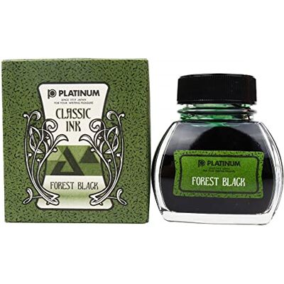 Platinum Classic Ink 60ml Forest Black, INKK-2000 44 Platinum Classic Ink 60ml Forest Black, INKK-2000 44