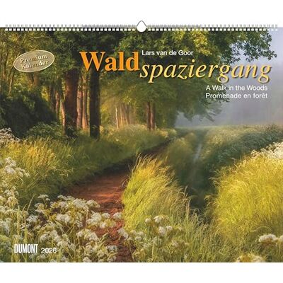 DUMONT Waldspaziergang 2026 – Fotokunst-Kalender Querformat 60 x 50 cm – Naturfotografie von Lars van de Goor für Wald- & Naturfreunde: A walk in the Woods Promenade en foret DUMONT Waldspaziergang 2026 – Fotokunst-Kalender Querformat 60 x 50 cm – Naturfotografie von Lars van de Goor für Wald- & Naturfreunde: A walk in the Woods Promenade en foret