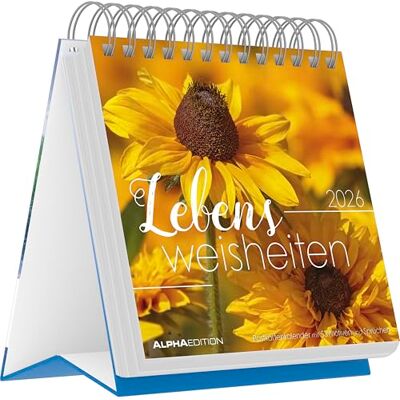 Alpha Lebensweisheiten 2026 – Postkartenkalender 16×17 cm mit 53 Zitaten & stimmungsvollen Motiven, Tischkalender mit Aufsteller & Perforation, FSC-zertifiziert, ideales Geschenk Alpha Lebensweisheiten 2026 – Postkartenkalender 16×17 cm mit 53 Zitaten & stimmungsvollen Motiven, Tischkalender mit Aufsteller & Perforation, FSC-zertifiziert, ideales Geschenk