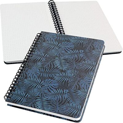 Sigel Spiralblock Jolie A5 dotted Bullet Journal Schwarz Blau 120 Seiten JN602, Vegan, nachhaltiges Papier Sigel Spiralblock Jolie A5 dotted Bullet Journal Schwarz Blau 120 Seiten JN602, Vegan, nachhaltiges Papier