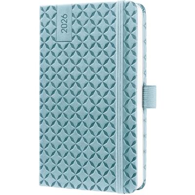 Sigel J6112 Wochenkalender 2026 A6 hellblau, Hardcover, Gummiband, Stiftschlaufe, Einstecktasche, 174 Seiten, vegan, Buchkalender, Terminplaner Taschenkalender Jolie Sigel J6112 Wochenkalender 2026 A6 hellblau, Hardcover, Gummiband, Stiftschlaufe, Einstecktasche, 174 Seiten, vegan, Buchkalender, Terminplaner Taschenkalender Jolie