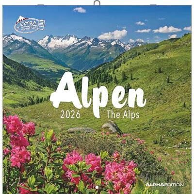 Alpha Alpen 2026 Broschürenkalender, 30x30cm, Wandkalender mit Platz für Notizen und Termine, Aufnahmen der Alpen, Monatsübersicht und Ferientermine DE/AT/CH: The Alps Alpha Alpen 2026 Broschürenkalender, 30x30cm, Wandkalender mit Platz für Notizen und Termine, Aufnahmen der Alpen, Monatsübersicht und Ferientermine DE/AT/CH: The Alps