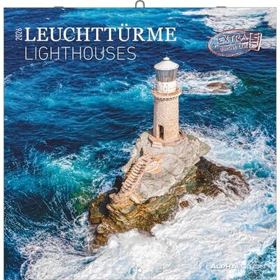 Alpha Leuchttürme 2026 – Broschürenkalender 30x30 cm – Wandkalender – Für Leuchtturm- & Küstenliebhaber – 12 Leuchtturm-Motive – Mit Platz ... Feiertagen & Ferienterminen: Lighthouses Alpha Leuchttürme 2026 – Broschürenkalender 30x30 cm – Wandkalender – Für Leuchtturm- & Küstenliebhaber – 12 Leuchtturm-Motive – Mit Platz ... Feiertagen & Ferienterminen: Lighthouses