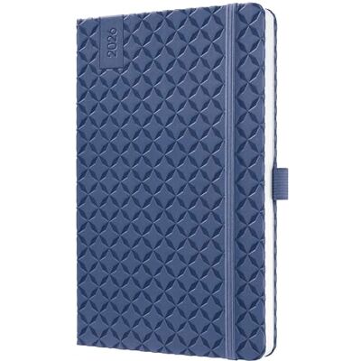 Sigel J6101 Wochenkalender 2026 A5 blau, Hardcover, Gummiband, Stiftschlaufe, Einstecktasche, 174 Seiten, vegan, Buchkalender, Terminplaner Taschenkalender Jolie Sigel J6101 Wochenkalender 2026 A5 blau, Hardcover, Gummiband, Stiftschlaufe, Einstecktasche, 174 Seiten, vegan, Buchkalender, Terminplaner Taschenkalender Jolie
