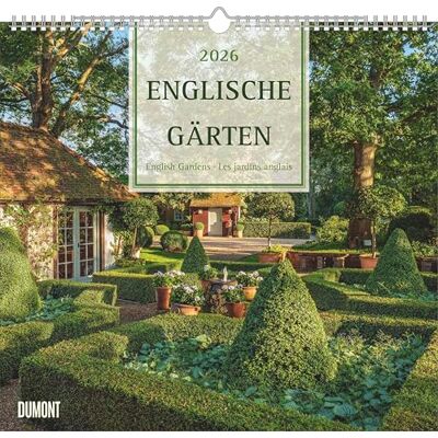 DUMONT Englische Gärten 2026 – Wandkalender 38 x 36 cm – Cottage & Landschaftsgärten für Gartenliebhaber: English Gardens Les jardins anglais DUMONT Englische Gärten 2026 – Wandkalender 38 x 36 cm – Cottage & Landschaftsgärten für Gartenliebhaber: English Gardens Les jardins anglais