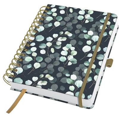 Sigel Spiralblock Jolie A5 dotted Bullet Journal Eucalyptus Grün 240 Seiten JN657, 120 g Papier, vegan, nachhaltiges Papier Sigel Spiralblock Jolie A5 dotted Bullet Journal Eucalyptus Grün 240 Seiten JN657, 120 g Papier, vegan, nachhaltiges Papier