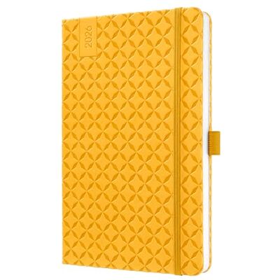 Sigel J6117 Wochenkalender 2026 A5 gelb, Hardcover, Gummiband, Stiftschlaufe, Einstecktasche, 174 Seiten, vegan, Buchkalender, Terminplaner Taschenkalender Jolie Sigel J6117 Wochenkalender 2026 A5 gelb, Hardcover, Gummiband, Stiftschlaufe, Einstecktasche, 174 Seiten, vegan, Buchkalender, Terminplaner Taschenkalender Jolie