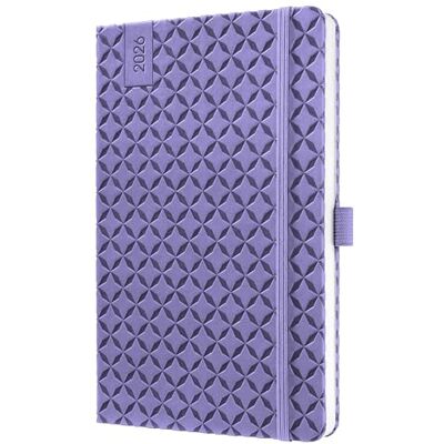 Sigel J6125 Wochenkalender 2026 A5 lila, Hardcover, Gummiband, Stiftschlaufe, Einstecktasche, 174 Seiten, vegan, Buchkalender, Terminplaner Taschenkalender Jolie Sigel J6125 Wochenkalender 2026 A5 lila, Hardcover, Gummiband, Stiftschlaufe, Einstecktasche, 174 Seiten, vegan, Buchkalender, Terminplaner Taschenkalender Jolie