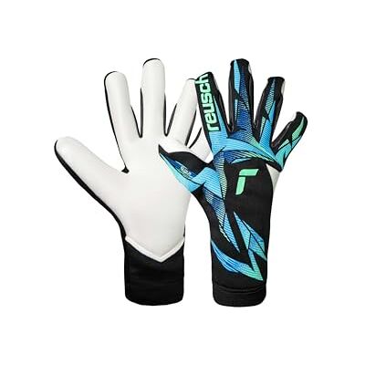 Reusch Profi Torwarthandschuhe Herren haltbarer Grip mit 2-Schicht-Latex präzise Passform, für Training & Spiel, geeignet für Kunstrasen & Naturrasen, Größe 7,5-11, Attrakt RE:GRIP Strapless Reusch Profi Torwarthandschuhe Herren haltbarer Grip mit 2-Schicht-Latex präzise Passform, für Training & Spiel, geeignet für Kunstrasen & Naturrasen, Größe 7,5-11, Attrakt RE:GRIP Strapless