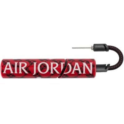 NIKE Jordan Ballpumpe Essential Ball Pump Luftpumpe für Basketball Fußball Handball Sport Ballpumpe kompakt tragbar Trainings Zubehör, Fire Red/Fire Red/White, One Size NIKE Jordan Ballpumpe Essential Ball Pump Luftpumpe für Basketball Fußball Handball Sport Ballpumpe kompakt tragbar Trainings Zubehör, Fire Red/Fire Red/White, One Size