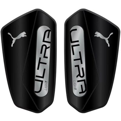Puma Unisex ULTRA Light Sleeve Schienbeinschoner, Black- Silver, L Puma Unisex ULTRA Light Sleeve Schienbeinschoner, Black- Silver, L