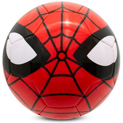 Hy-Pro Offiziell lizenzierter Spiderman-Fußball Größe 5 im Marvel Design mit Spider-Man-Augen-Grafik Trainingsball für Outdoor-Spiele & Training Fußball Geschenke für Superhelden-Fans Hy-Pro Offiziell lizenzierter Spiderman-Fußball Größe 5 im Marvel Design mit Spider-Man-Augen-Grafik Trainingsball für Outdoor-Spiele & Training Fußball Geschenke für Superhelden-Fans