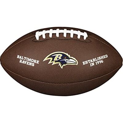WILSON American Football NFL TEAM LOGO, Offizielle Größe, Mischleder WILSON American Football NFL TEAM LOGO, Offizielle Größe, Mischleder
