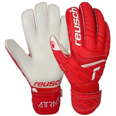 Reusch Torwarthandschuhe Kinder Jugendliche Fingerschutz zuverlässiger Grip & Atmungsaktivität für Training & Spiel Kunstrasen & Naturrasen Größe 3,5-8 Attrakt Grip Finger Support Junior Reusch Torwarthandschuhe Kinder Jugendliche Fingerschutz zuverlässiger Grip & Atmungsaktivität für Training & Spiel Kunstrasen & Naturrasen Größe 3,5-8 Attrakt Grip Finger Support Junior
