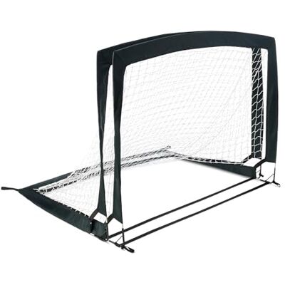 Amazon Basics Tragbares Pop-up-Fußballtor für das Training im Garten mit Tragetasche, 1,21 x 0,91 m, 2er-Pack, schwarz Amazon Basics Tragbares Pop-up-Fußballtor für das Training im Garten mit Tragetasche, 1,21 x 0,91 m, 2er-Pack, schwarz
