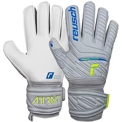 Reusch Torwarthandschuhe Herren Erwachsene Fingerschutz zuverlässiger Grip & Atmungsaktivität für Training & Spiel Kunstrasen & Naturrasen Größe 7,5-12 Attrakt Grip Finger Support Reusch Torwarthandschuhe Herren Erwachsene Fingerschutz zuverlässiger Grip & Atmungsaktivität für Training & Spiel Kunstrasen & Naturrasen Größe 7,5-12 Attrakt Grip Finger Support