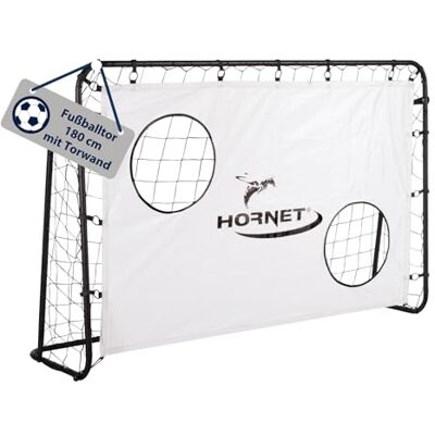 HUDORA Fußballtor Hornet 180 mit Torwand I Outdoor-Tor für Kinder & Erwachsene I Tor mit abnehmbarem Netz & zwei verstärkten Schusslöchern I wetterfestes Trainingstor für Training & Freizeit HUDORA Fußballtor Hornet 180 mit Torwand I Outdoor-Tor für Kinder & Erwachsene I Tor mit abnehmbarem Netz & zwei verstärkten Schusslöchern I wetterfestes Trainingstor für Training & Freizeit