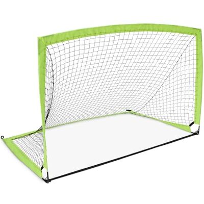 Amazon Basics Pop-Up-Fußballtor für das Training im Garten mit Tragetasche, 1,82 x 1,21 m, grün Amazon Basics Pop-Up-Fußballtor für das Training im Garten mit Tragetasche, 1,82 x 1,21 m, grün