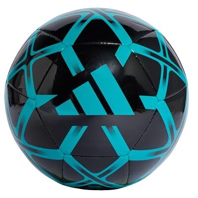Adidas Unisex Starlancer Club Ball Recreation Ball, Black/Green, 4 Adidas Unisex Starlancer Club Ball Recreation Ball, Black/Green, 4