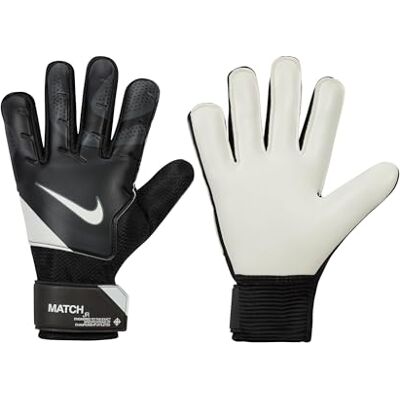 NIKE Match Kinder Torwarthandschuhe Farbe: Schwarz/Dunkelgrau/Weiß; Größe: NIKE Match Kinder Torwarthandschuhe Farbe: Schwarz/Dunkelgrau/Weiß; Größe: