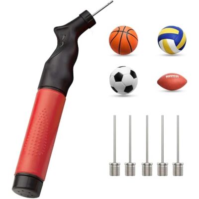 Active 100 Ballpumpe mit Nadel Tragbare Sport Ballpumpe für Fußball, Basketball, Volleyball, Rugby & Mehr Perfektes Fußballpumpen-Set für Trainer, Spieler & Sportbegeisterte Active 100 Ballpumpe mit Nadel Tragbare Sport Ballpumpe für Fußball, Basketball, Volleyball, Rugby & Mehr Perfektes Fußballpumpen-Set für Trainer, Spieler & Sportbegeisterte