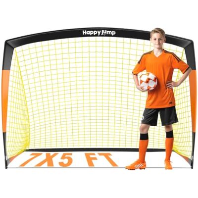 Happy Jump Pop-Up Fußballtor – Faltbar für Kinder & Erwachsene 1 oder 2 Tore: 120x90 / 152x110 / 213x152 cm Optional mit Ball, Pumpe, Hütchen & Zielscheibe Für Garten & Geschenk Happy Jump Pop-Up Fußballtor – Faltbar für Kinder & Erwachsene 1 oder 2 Tore: 120x90 / 152x110 / 213x152 cm Optional mit Ball, Pumpe, Hütchen & Zielscheibe Für Garten & Geschenk