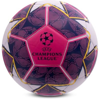 Hy-Pro UEFA Champions League Fußball Größe 5 – Offiziell lizenziert, Trainings- & Matchball, Fan-Merchandise, Sammlerstück, Geschenkidee, Lila/Blau Hy-Pro UEFA Champions League Fußball Größe 5 – Offiziell lizenziert, Trainings- & Matchball, Fan-Merchandise, Sammlerstück, Geschenkidee, Lila/Blau