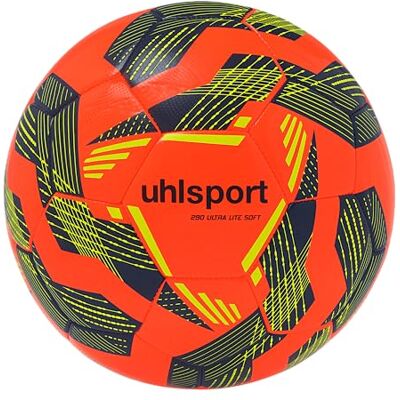 uhlsport Ultra LITE Soft 290, Junior Fußball Spielball Trainingsball Fußball, für Kinder bis zu 10 Jahren, Fluo orange/Marine/Fluo g uhlsport Ultra LITE Soft 290, Junior Fußball Spielball Trainingsball Fußball, für Kinder bis zu 10 Jahren, Fluo orange/Marine/Fluo g