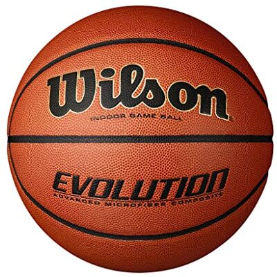 WILSON Unisex-Adult Evolution BSKT EMEA Basketball, Braun, 6 WILSON Unisex-Adult Evolution BSKT EMEA Basketball, Braun, 6