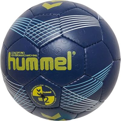 hummel Unisex Concept Pro Handball, Blue, Size 2 hummel Unisex Concept Pro Handball, Blue, Size 2