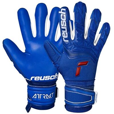 Reusch Unisex Torwarthandschuhe Attrakt Freegel Silver deep Blue/deep Blue 8 Reusch Unisex Torwarthandschuhe Attrakt Freegel Silver deep Blue/deep Blue 8