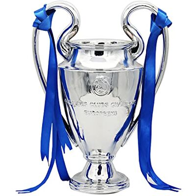 Emaraxy Champions Trophäe, 32,6 cm, Sport-Liga-Cup, Fußball-Trophäe mit Kunstharz-Nachbildung für Galvanik-Prozess, Fußball-Sport-Liga-Pokal mit Band für Raumdekorationen und Fan-Geschenk Emaraxy Champions Trophäe, 32,6 cm, Sport-Liga-Cup, Fußball-Trophäe mit Kunstharz-Nachbildung für Galvanik-Prozess, Fußball-Sport-Liga-Pokal mit Band für Raumdekorationen und Fan-Geschenk