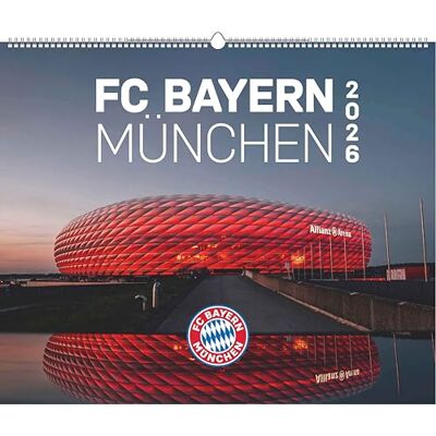N NEUMANNVERLAGE N Neumann FC Bayern München 2026 – Wandkalender 60x50 cm mit 12 Monatsblättern, deutschem Kalendarium & Spiralbindung, offizieller Fußball-Fankalender mit Stadion- & Team-Fotografien N NEUMANNVERLAGE N Neumann FC Bayern München 2026 – Wandkalender 60x50 cm mit 12 Monatsblättern, deutschem Kalendarium & Spiralbindung, offizieller Fußball-Fankalender mit Stadion- & Team-Fotografien