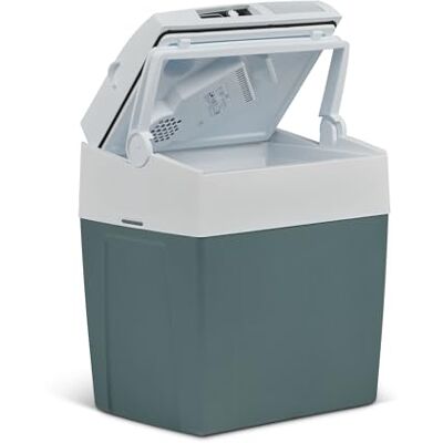Mobicool ME27 elektrische Kühlbox, 12V und 230V, 26L, blau Mini-Kühlschrank für Auto, Camping, Urlaub, Boot, Festivals leicht, tragbar, mit praktischem Kabelfach und Eco/Max Modus Mobicool ME27 elektrische Kühlbox, 12V und 230V, 26L, blau Mini-Kühlschrank für Auto, Camping, Urlaub, Boot, Festivals leicht, tragbar, mit praktischem Kabelfach und Eco/Max Modus