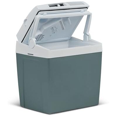 Mobicool ME24 elektrische Kühlbox, 12V und 230V, 23L, grau Mini-Kühlschrank für Auto, Camping, Urlaub, Boot, Festivals leicht, tragbar, mit praktischem Kabelfach und Eco/Max Modus Mobicool ME24 elektrische Kühlbox, 12V und 230V, 23L, grau Mini-Kühlschrank für Auto, Camping, Urlaub, Boot, Festivals leicht, tragbar, mit praktischem Kabelfach und Eco/Max Modus