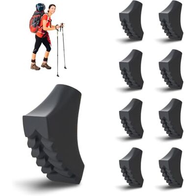 OTraki 8 Stück Nordic Walking Stöcke Gummipuffer, Walking Stöcke Gummipuffer Universal für Alle Gängigen Nordic Walking Wanderstöcke, für Wanderstöcke Asphalt Kies Berge WandernGummistopper Aufsätze OTraki 8 Stück Nordic Walking Stöcke Gummipuffer, Walking Stöcke Gummipuffer Universal für Alle Gängigen Nordic Walking Wanderstöcke, für Wanderstöcke Asphalt Kies Berge WandernGummistopper Aufsätze