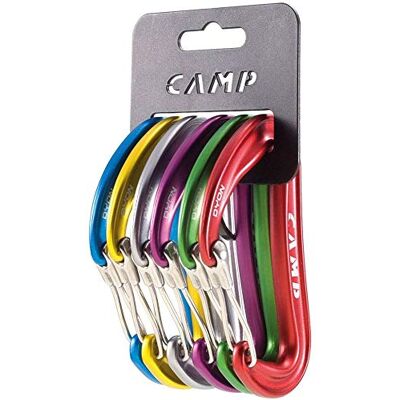 C.A.M.P. Karabiner Rack Pack DYON 6 pz C.A.M.P. Karabiner Rack Pack DYON 6 pz