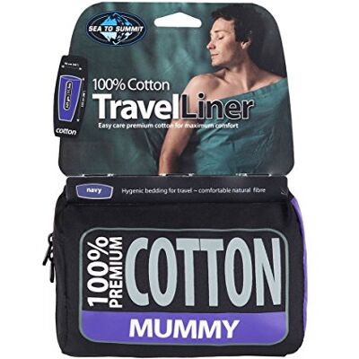 CAMELBAK Sea to Summit Premium Cotton Travel Liner Mummy CAMELBAK Sea to Summit Premium Cotton Travel Liner Mummy