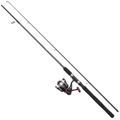 DAM Full Tech Spinning Combo, Süßwasserangler Angelrute Rolle Hecht Barsch Zander Mehr, Starkes Leichtgewicht Vielseitig, Schwarz Grau, 1.80m Mäßig schnelle Rute, 2000er Rolle DAM Full Tech Spinning Combo, Süßwasserangler Angelrute Rolle Hecht Barsch Zander Mehr, Starkes Leichtgewicht Vielseitig, Schwarz Grau, 1.80m Mäßig schnelle Rute, 2000er Rolle