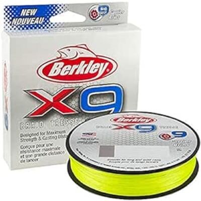 Berkley X9 Geflochtene Schnur, 12.1kg 164yd 150m, Flame Grün Berkley X9 Geflochtene Schnur, 12.1kg 164yd 150m, Flame Grün