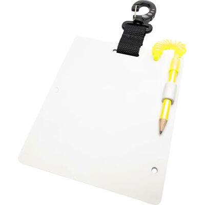CRESSI Writing Slate 150x127mm S Wrist Board für die Unterwasserkommunikation, Weiß/Schwarz, 150x127mm, Unisex CRESSI Writing Slate 150x127mm S Wrist Board für die Unterwasserkommunikation, Weiß/Schwarz, 150x127mm, Unisex
