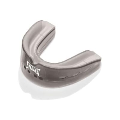 Everlast Evershield Doppel-Mundschutz (Grau/Weiss), stoßdämpfend, 2-Schichten-Design, Boil & Bite, Atemkanal, Aufbewahrungsbox – Original Ausrüstung Everlast Evershield Doppel-Mundschutz (Grau/Weiss), stoßdämpfend, 2-Schichten-Design, Boil & Bite, Atemkanal, Aufbewahrungsbox – Original Ausrüstung