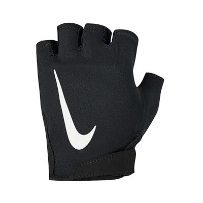 NIKE Herren Gym Essential Fitness Handschuhe 2.0 Gym Training Grip Handschuhe Workout Krafttraining, Black/Black/White, L NIKE Herren Gym Essential Fitness Handschuhe 2.0 Gym Training Grip Handschuhe Workout Krafttraining, Black/Black/White, L
