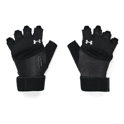 Under Armour Damen Mesh HB 2PK, atmungsaktive Gym Handschuhe mit Handfläche aus Leder, verstellbare Trainingshandschuhe mit Tasche für Schlüssel Under Armour Damen Mesh HB 2PK, atmungsaktive Gym Handschuhe mit Handfläche aus Leder, verstellbare Trainingshandschuhe mit Tasche für Schlüssel