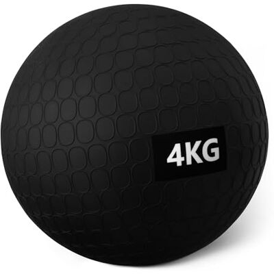Amazon Basics – Slam-Medizinball für Übungen, 4 kg, Schwarz Amazon Basics – Slam-Medizinball für Übungen, 4 kg, Schwarz