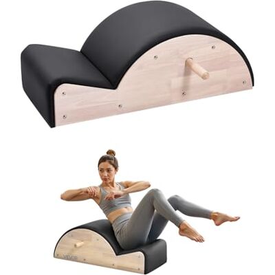 VEVOR Pilates-Wirbelsäulenkorrektur Yoga Zubehör für das Heim-Fitnessstudio, Fitness-Trainingsgerät aus Gummibaumholz, gekrümmtes Fitness-Körpertrainingsgerät, für Wirbelsäulenübungen Gleichgewicht VEVOR Pilates-Wirbelsäulenkorrektur Yoga Zubehör für das Heim-Fitnessstudio, Fitness-Trainingsgerät aus Gummibaumholz, gekrümmtes Fitness-Körpertrainingsgerät, für Wirbelsäulenübungen Gleichgewicht