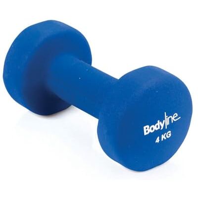 Bodyline Hantel aus Gusseisen, bezogen mit Neopren, stoßfest und rutschfest, Einzelhantel, Fitnessstudio und HomeGym Bodyline Hantel aus Gusseisen, bezogen mit Neopren, stoßfest und rutschfest, Einzelhantel, Fitnessstudio und HomeGym